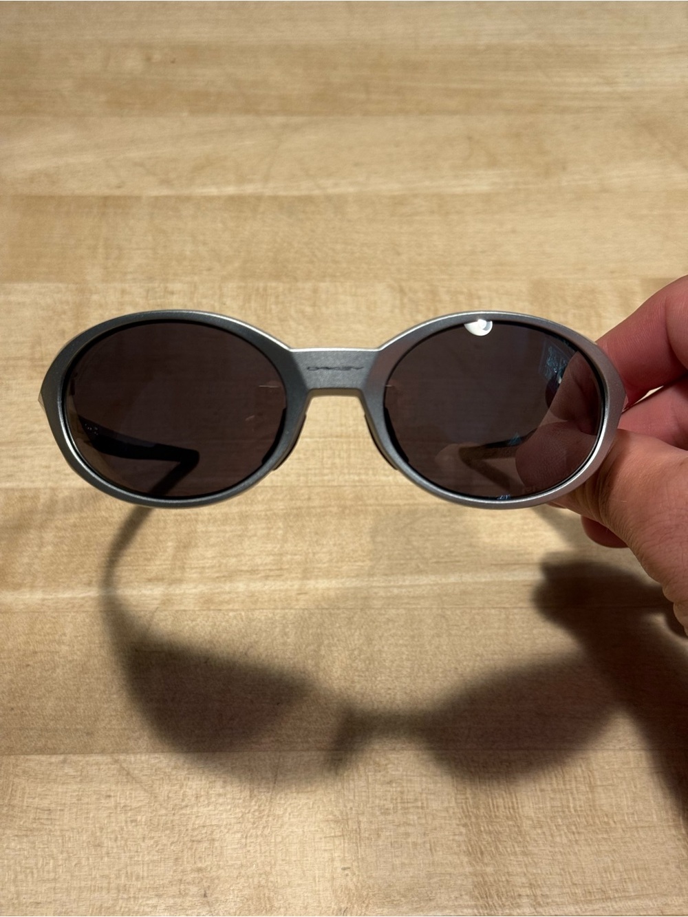 Oakley Eyejacket Redux Sunglasses, silver, black polarized lens
